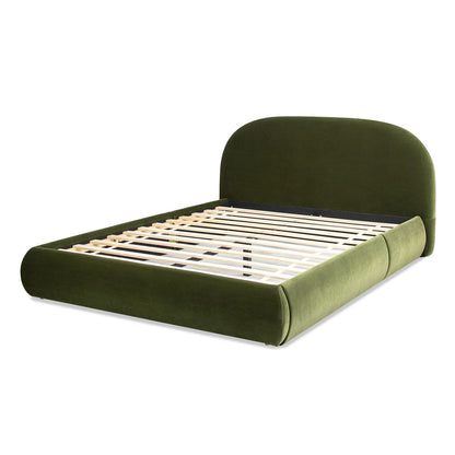 Archie Puffy Luxury Upholstered Platform Bed – Queen & King