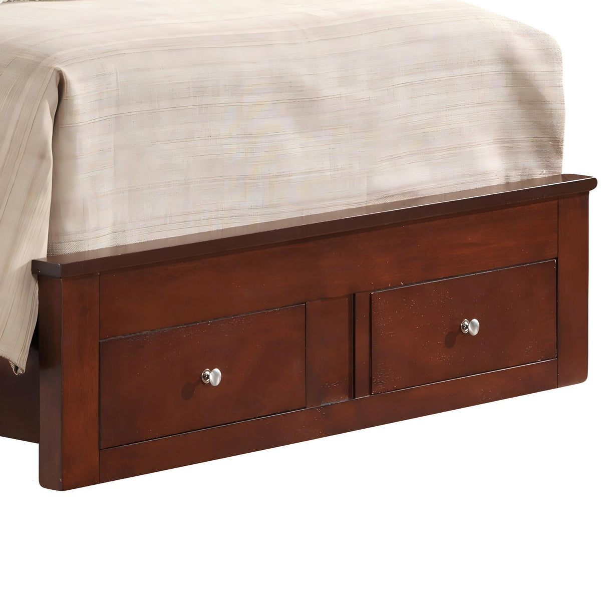 Classic Wood Storage Bed – Multiple Sizes & Finishes