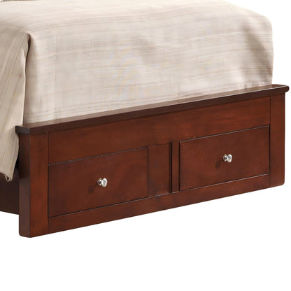 Classic Wood Storage Bed – Multiple Sizes & Finishes