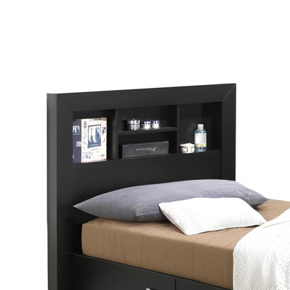 Classic Wood Storage Bed – Multiple Sizes & Finishes