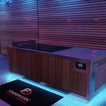 Finnmark SoulCold™ Luxury Cold & Hot Plunge Tub – 1-Person | 180-Gallon with Chiller & Cover