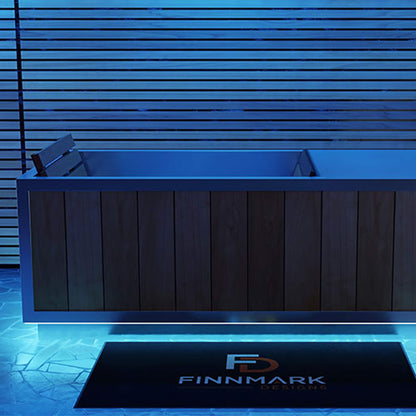 Finnmark SoulCold™ Luxury Cold & Hot Plunge Tub – 1-Person | 180-Gallon with Chiller & Cover