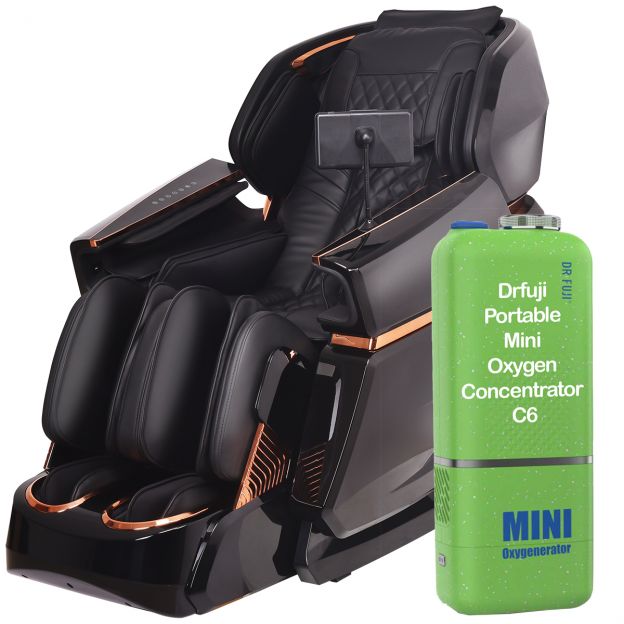 Luxury Class Massage Chair + Mini Oxygen Concentrator