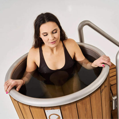 Icetubs IceBarrel Cold & Hot Plunge Tub – Thermowood Exterior with Chiller & Filtration