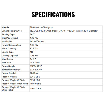 Icetubs IceBarrel Cold & Hot Plunge Tub – Thermowood Exterior with Chiller & Filtration