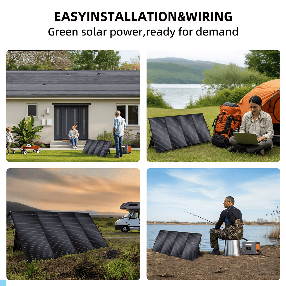 Portable Folding Solar Panel – 200W / 400W