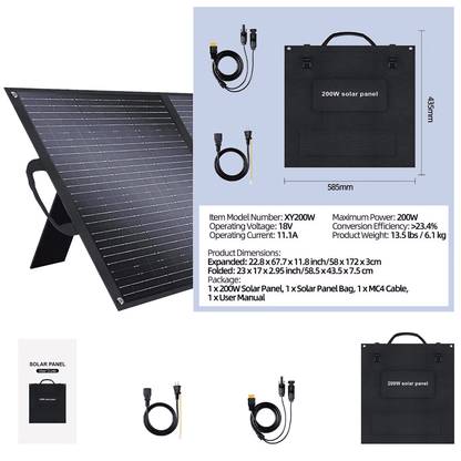 Portable Folding Solar Panel – 200W / 400W
