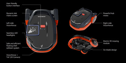 Segway Navimow X3 Robot Lawn Mower – Wire-Free GPS Navigation & App Control