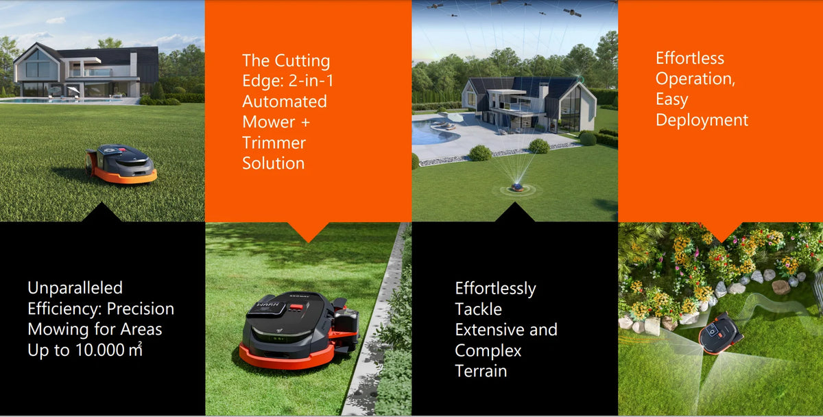 Segway Navimow X3 Robot Lawn Mower – Wire-Free GPS Navigation & App Control