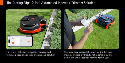 Segway Navimow X3 Robot Lawn Mower – Wire-Free GPS Navigation & App Control