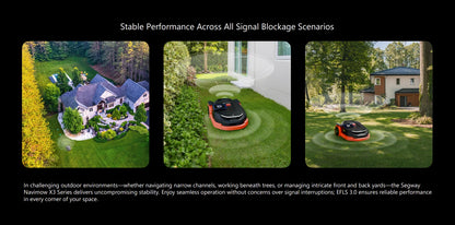 Segway Navimow X3 Robot Lawn Mower – Wire-Free GPS Navigation & App Control